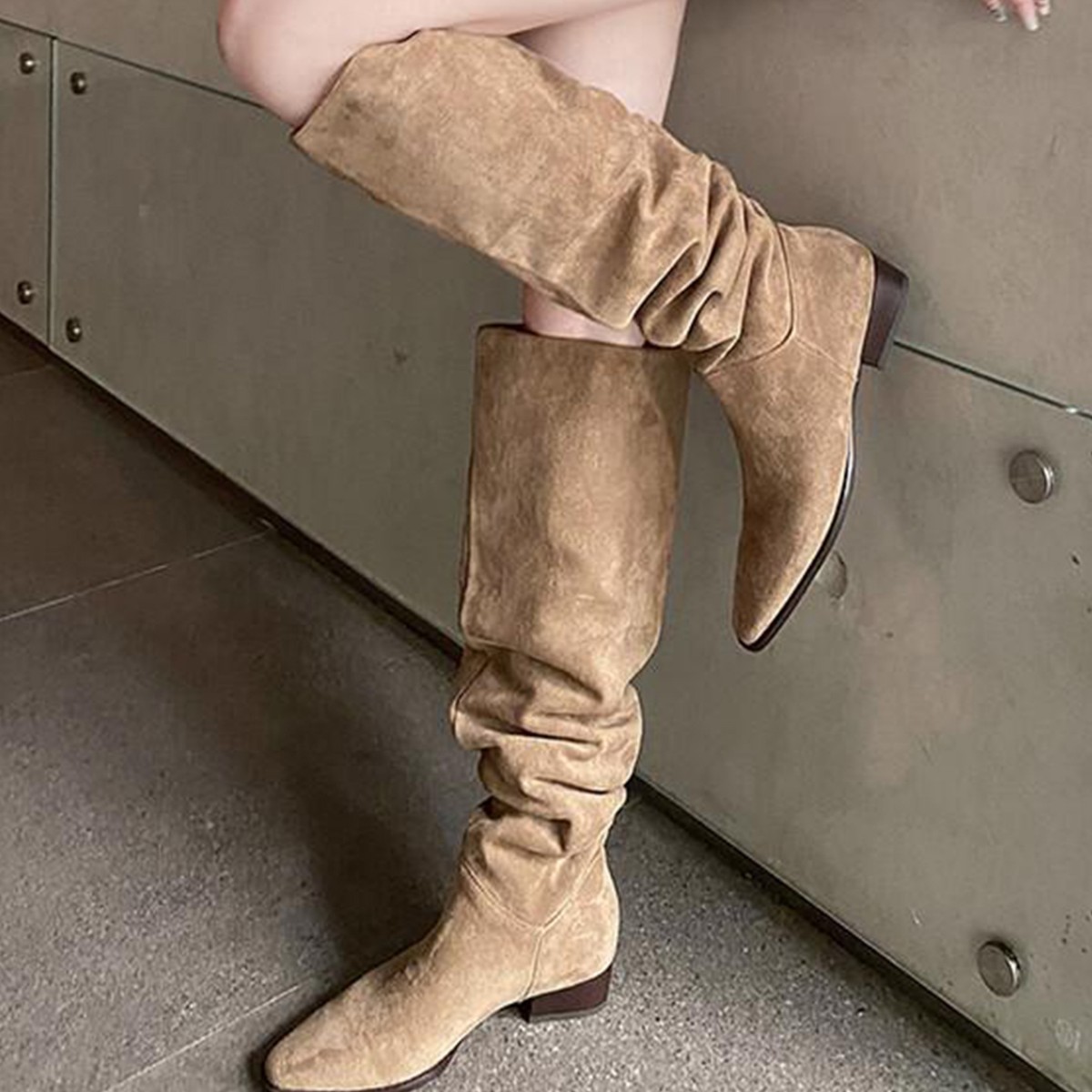 Sock Boot Women - Sepatu bot setinggi lutut wanita musim