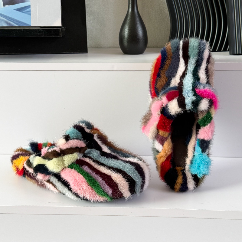Women'S Shoes Clogs - Sandal dan Sepatu Clog Wanita Berbulu