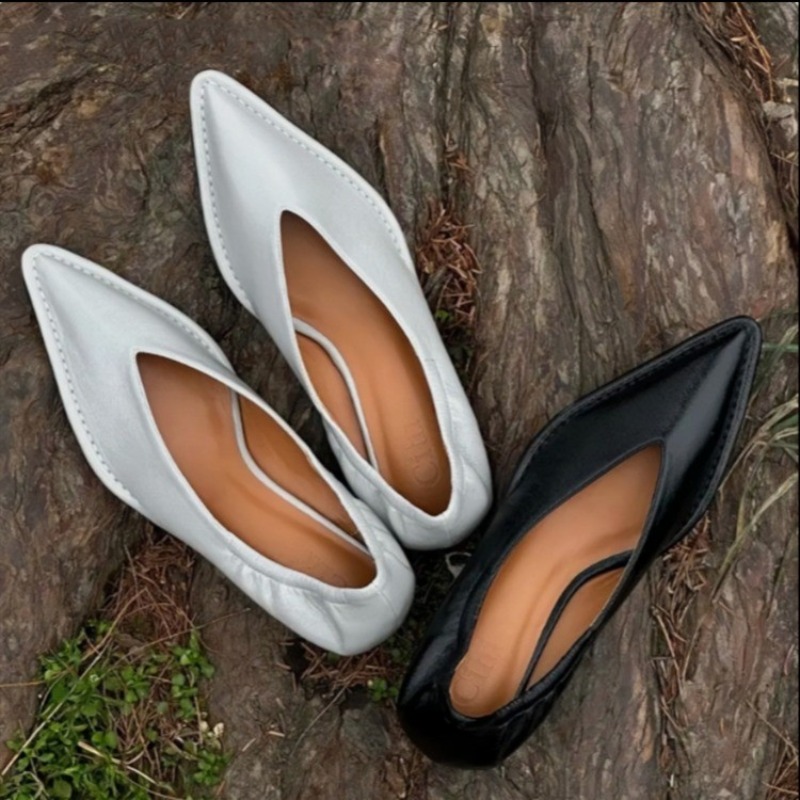 Mule Slip On - Sepatu Tunggal Ujung Lancip Baru 2025