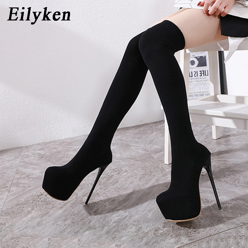 Sock Boot Women - Eilyken sepatu bot hak tinggi model