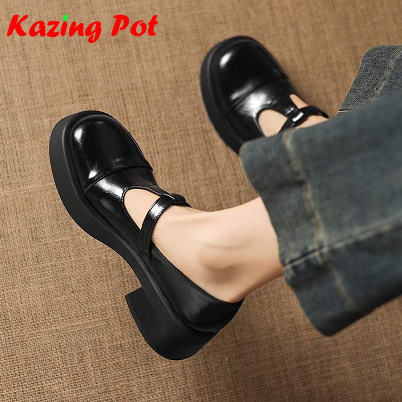 Oxford Lace Up Women - Krazing Pot Sepatu Oxford Gaya Preppy