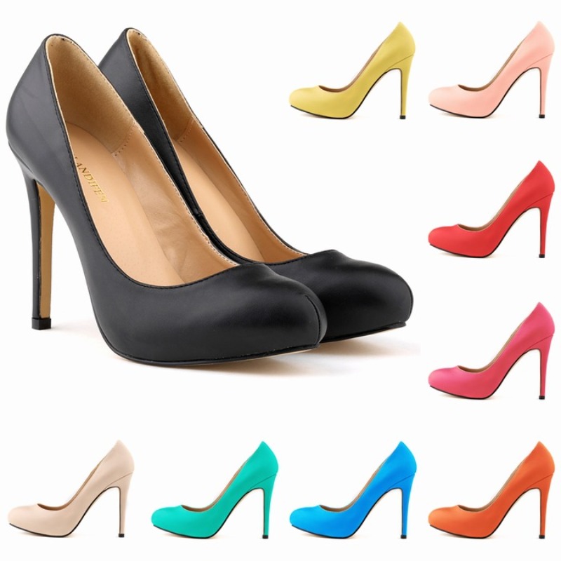 Court Heel Pointed - Sepatu Hak Tinggi Wanita Ukuran Besar