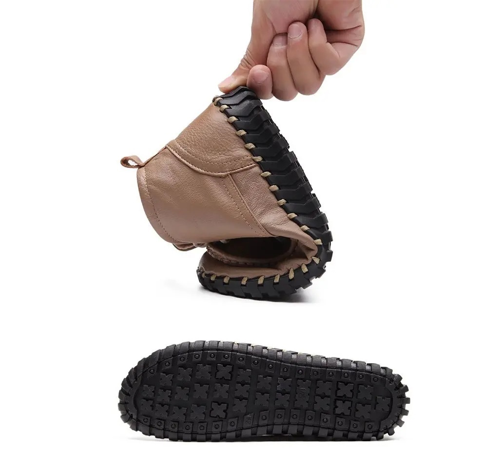 Sepatu Bot Kulit Asli Sepatu O - Oxford Lace Up Women ulasan dan harga