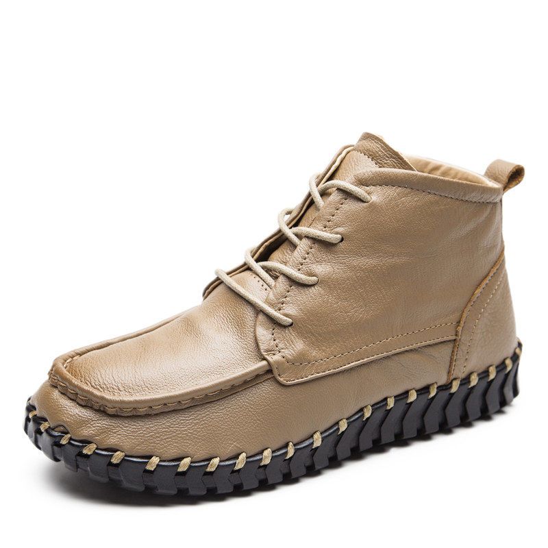 Sepatu Bot Kulit Asli Sepatu O - Oxford Lace Up Women ulasan dan harga
