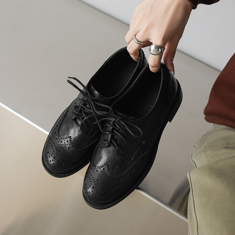EAGSITY Sepatu Oxford Brogue C - Oxford Lace Up Women ulasan dan harga