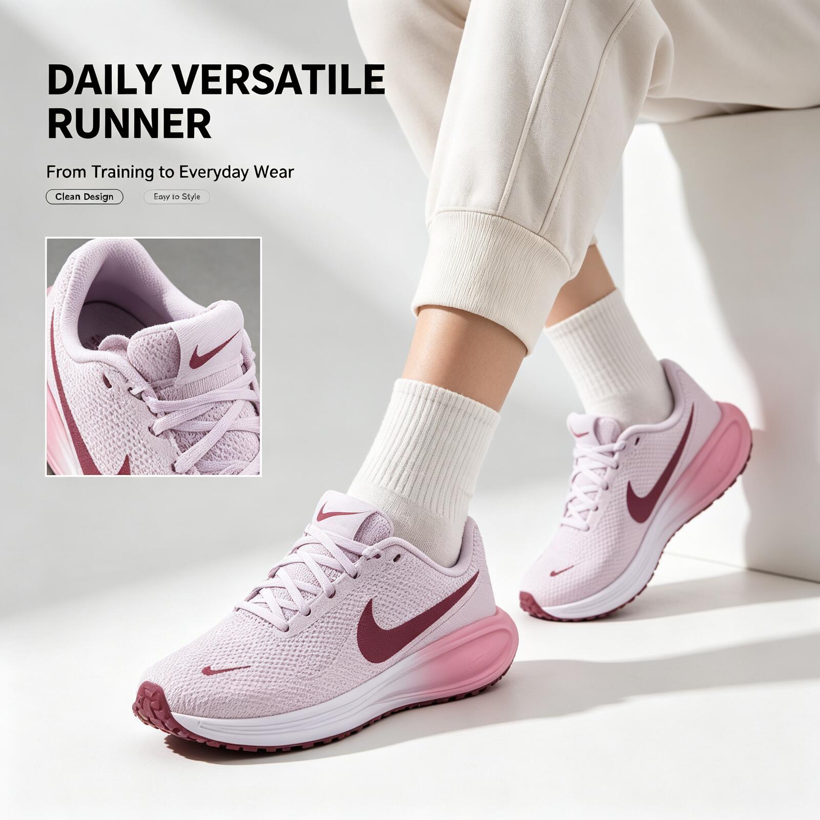 Sepatu Lari Wanita Nike Pink S - Women Shoes Running Nike ulasan dan harga