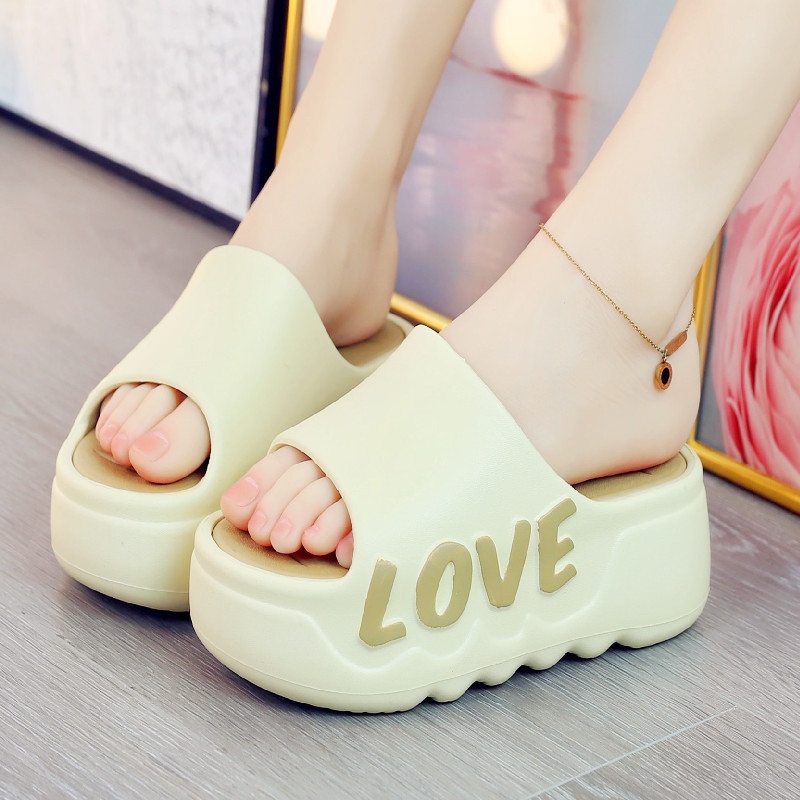 Sandal Platform Hak Tinggi 6Cm - Mule Slip On ulasan dan harga