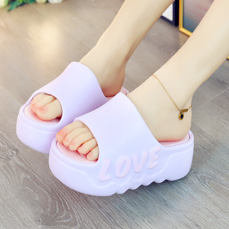 Sandal Platform Hak Tinggi 6Cm - Mule Slip On ulasan dan harga