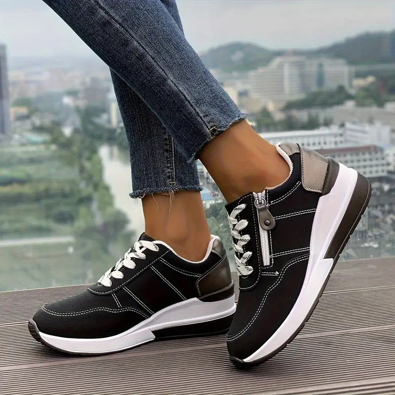 Sepatu Sneakers Wanita dengan  - Oxford Lace Up Women ulasan dan harga