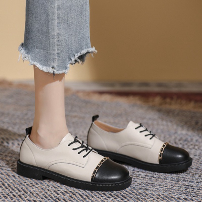 Sepatu Wanita Retro Baru Sepat - Oxford Lace Up Women ulasan dan harga