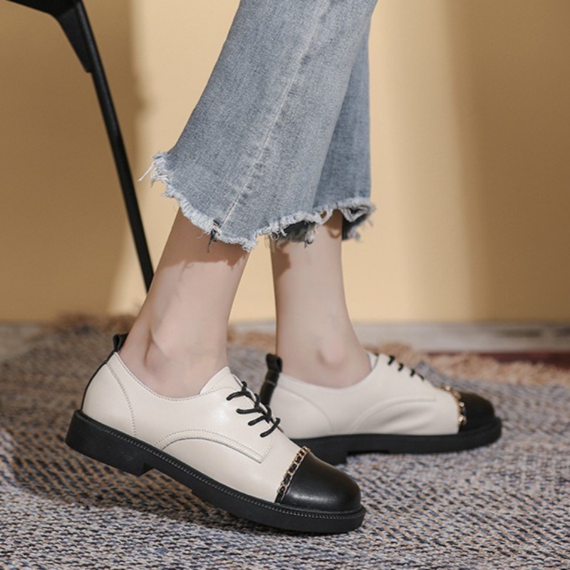 Sepatu Wanita Retro Baru Sepat - Oxford Lace Up Women ulasan dan harga