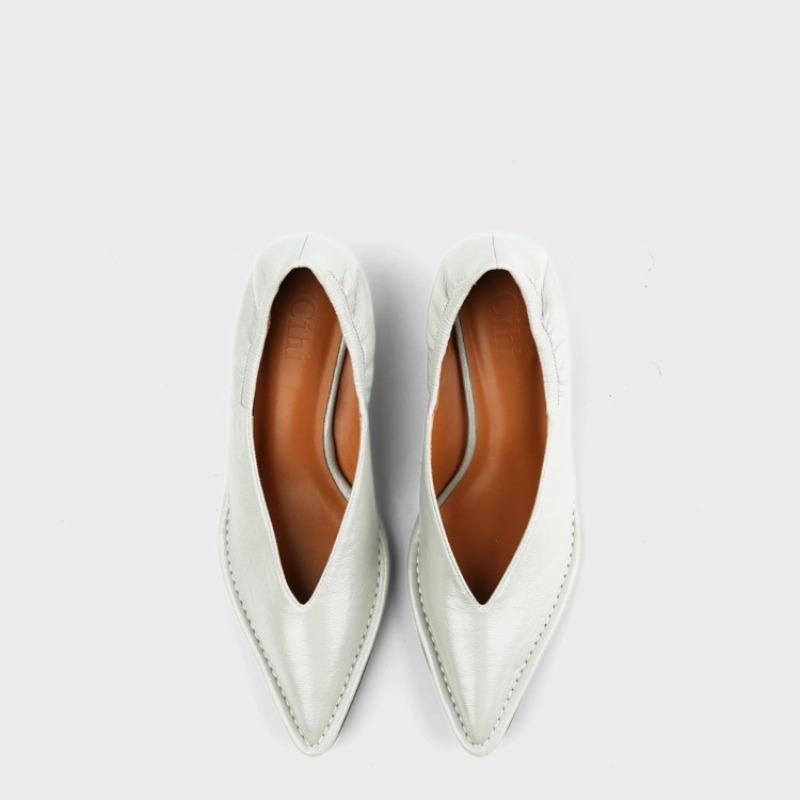 Sepatu Tunggal Ujung Lancip Ba - Mule Slip On ulasan dan harga