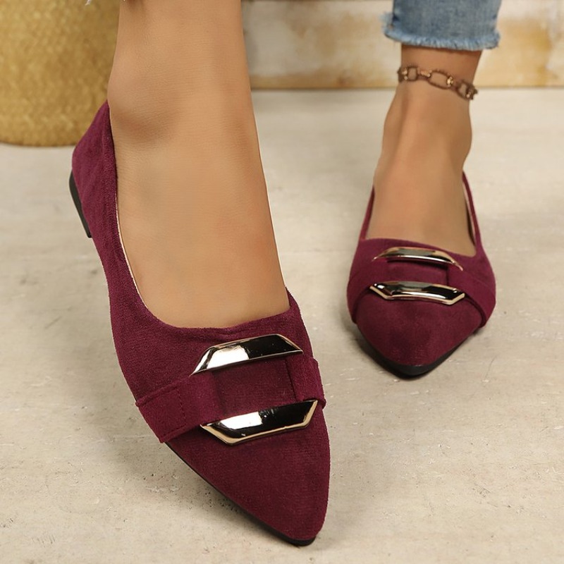 Sepatu Flat Wanita Berujung Ru - Women'S Shoes Clogs ulasan dan harga