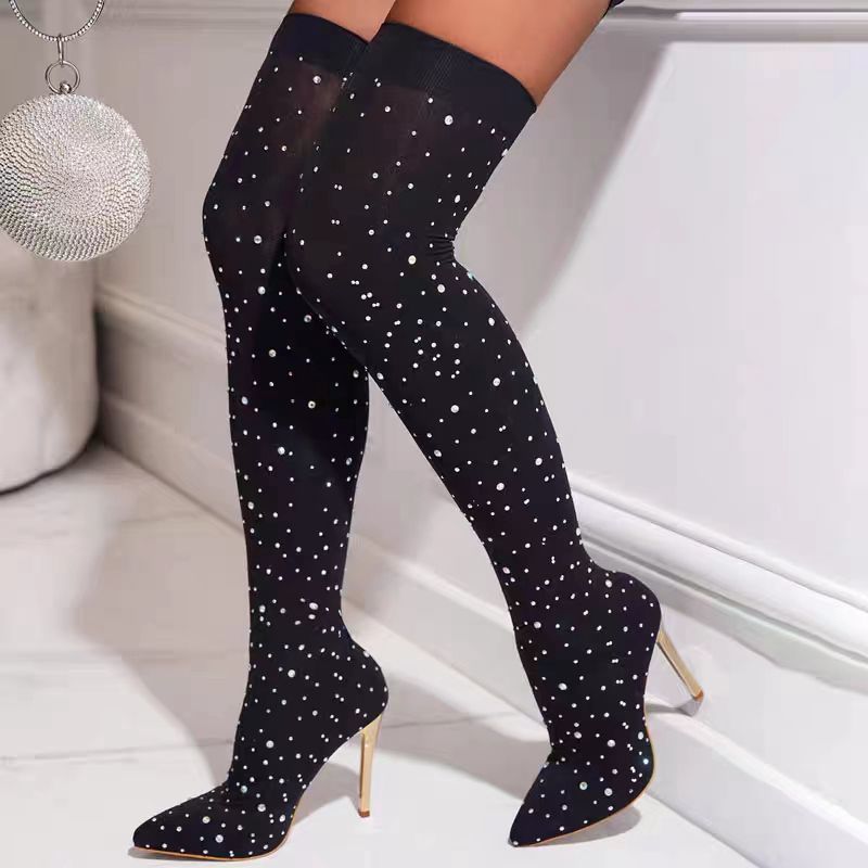 Sepatu Bot Kaus Kaki Melar Kak - Sock Boot Women ulasan dan harga