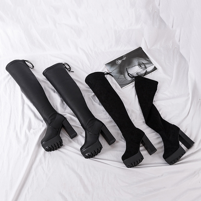 Sepatu bot panjang selutut unt - Sock Boot Women ulasan dan harga