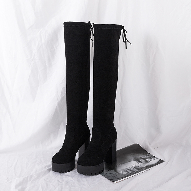 Sepatu bot panjang selutut unt - Sock Boot Women ulasan dan harga