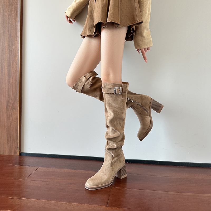 Sepatu bot tinggi selutut berh - Sock Boot Women ulasan dan harga