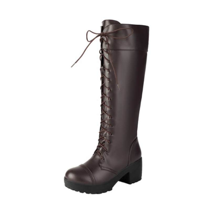 Sepatu Bot Tempur Wanita Setin - Knee High Boots Women ulasan dan harga