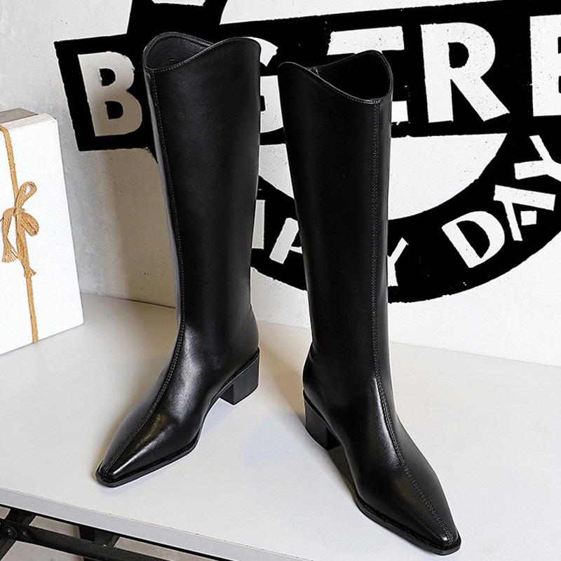 BIGTREE 2027 Sepatu Bot Seting - Knee High Boots Women ulasan dan harga